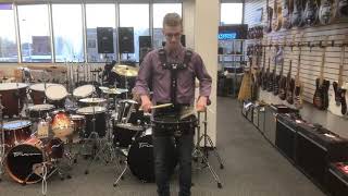 Trixon 13x5 Pro Marching Snare Demo [upl. by Polky241]