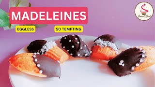 EGGLESS MADELEINE  EASY MADELEINES RECIPE  DELICATE COCONUT MADELEINES ❤️ [upl. by Ithaman]