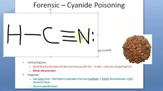 Medicine 171 Cyanide Poisoning Histotoxic hypoxia Chelating agent Dicobalt edetate Hydroxocobalamin [upl. by Lennod883]