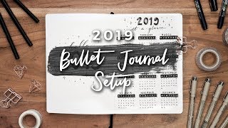 My 2019 Bullet Journal Setup [upl. by Arvy]