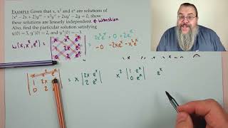 DiffEQ Fall 23 10  Euler equation General strategy for solving nonhomogeneous ODEs [upl. by Wanyen79]