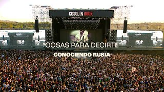 CONOCIENDO RUSIA  COSAS PARA DECIRTE En vivo en Cosquin Rock 2024 [upl. by Adnek427]