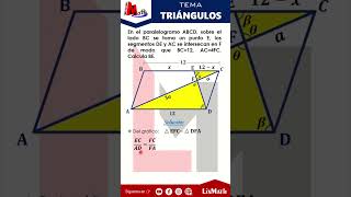 Semejanza de triángulos  Problema 01 [upl. by Menendez]