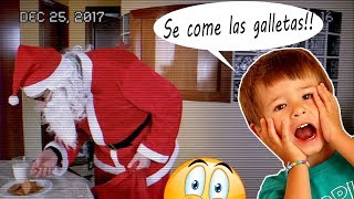 PAPA NOEL PILLADO Santa Claus en CAMARA OCULTA [upl. by Kolosick623]