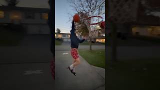 When your a D1 Basketball Player and make a crazy dunk in Reverse Kobe Grinches 😱🔥 shorts [upl. by Eiramassenav114]