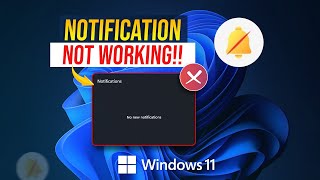 How to Fix Notifications Not Working on Windows 11 [upl. by Angle610]