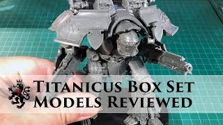 Titanicus  Boxed Set  Models Review  Warhammer 40000 [upl. by Annalee]