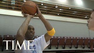 Kobe Bryant Los Angeles Lakers Star Gives A Free Lesson  TIME [upl. by Shulman]