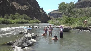 BLM Stresses no camping at Snively Hot Springs on the Owyhee River [upl. by Strain]