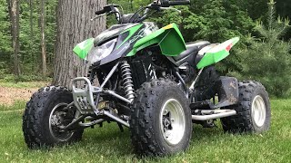 2004 ARCTIC CAT DVX 400 WALKAROUND [upl. by Adirahs]