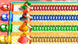 Mario Party 3DS Ultimate Minigame Collection  Yoshi Vs Mario Vs Daisy Vs Peach  Who Win [upl. by Ayn]