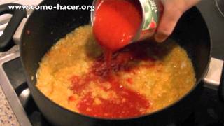 Cómo hacer tomate frito casero  Recetas de cocina [upl. by Hortense546]