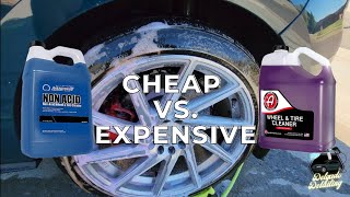 Best budget Wheel amp Tire cleaner  Testing Nanoskin NonAcid Wheel amp Tire Cleaner [upl. by Enaed165]