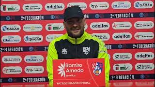 11ª CD CALAHORRA 0 SD GERNIKA 0 DECLARACIONES DEL ENTRENADOR IVÁN RUIZ [upl. by Finnie]