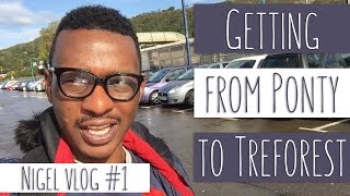 Getting to Treforest from Pontypridd  Nigel Student vlog [upl. by Macomber]