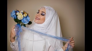 Düğün İçin Eşarp Yapımı  Wedding Hijab Tutorial [upl. by Darill]