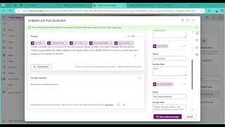 AIFirst LinkedIn Job Post Generator [upl. by Sharl]