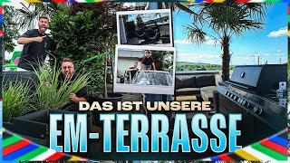 Wir haben in 48h unsere TERRASSE für die EM READY gemacht 😍⚽️ XXL Vlog [upl. by Sidonie26]