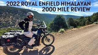 2022 Royal Enfield Himalayan 2000 Mile ReviewStill Loving It [upl. by Wollis873]