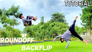 Learn how to roundoff Backflip  Roundoff backflip tutorial in Hindi  Rajkumar Karki [upl. by Cordier]