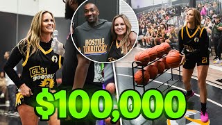 I played in a 100000 3pt Contest vs NBA Players [upl. by Ahsiuqet]