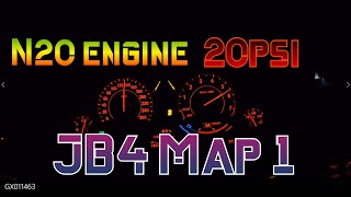 BMW F34 328I JB4 acceleration pulls Stock VS Map 1 [upl. by Melinda]