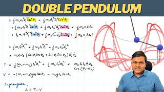 The Chaos of Double Pendulum Lagrangian Analysis  EOM  Simulation  CHAOS [upl. by Marino306]