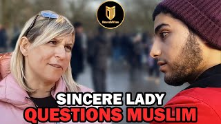 She Wanted To Know Why Muslims Do This  Muhammed Ali  Speakers Corner [upl. by Baniez701]