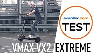 Der VMAX VX2 EXTREME E Scooter im Test 33 Steigleistung [upl. by Adia797]