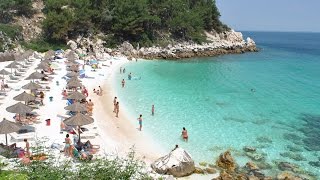 Thasos beach guide  35 Thasos beaches Greece [upl. by Saimon]