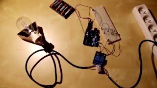 Allumer une lampe à distance grâce a une arduino et un relais 5v [upl. by Granger510]