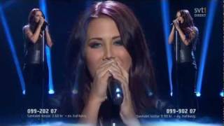 Molly Sandén  Why Am I Crying  Live Melodifestivalen 2012 [upl. by Nillek]