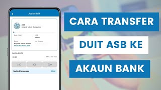 Cara Keluarkan Atau Pindah Duit Dalam ASB Ke Akaun Bank Melalui Aplikasi myASNB  Jualan Balik Unit [upl. by Ahsirtak637]