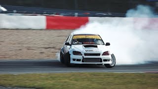 700hp 15JZ Toyota Altezza IS200 drifting at Nurburgring [upl. by Schwing]