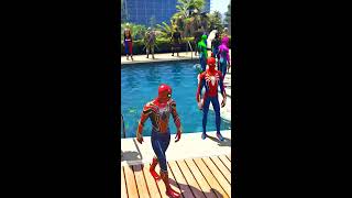 gtaonline GTA 5 EPIC RAGDOLL SHOW SPIDERMAN VS COLOUR MINIONS FALLS amp FAILS LIVE GTA V gta [upl. by Emelin]