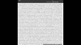 10000 digits of pi in 2 seconds [upl. by Hsirahc]