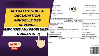 Actualité sur la déclaration annuelle des revenues des particuliers N1 [upl. by Archaimbaud]