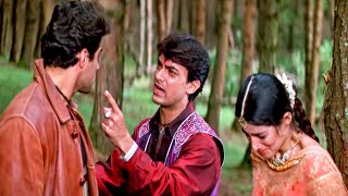 Mela Movie Emotional Scene  Aamir Khan Heart Breaking Scene [upl. by Argile207]