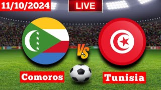 Tunisia Vs Comoros  CAF Africa Cup of Nations Live Match Score [upl. by Jacobson753]