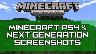 Minecraft Next Generation  Minecraft PS4 amp PSVita  First Screenshots of Game [upl. by Coady]