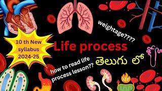 Easy way to understand life processscience10th new syllabusBiologyNew syllabus 202425 [upl. by Legna]