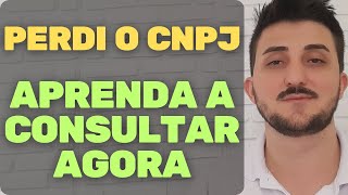 PERDI O CNPJ Como CONSEGUIR O NUMERO DO SEU CNPJ COMO RECUPERAR O CNPJ COMO CONSULTAR O CNPJ [upl. by Anaitak]