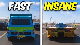 The FASTEST Drag Cars in Forza Horizon 5 [upl. by Oirasec]