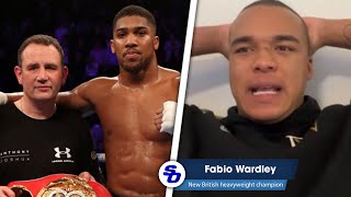 JOSHUA Vs WHYTE 2 AJ in UNSTABLE place trainer change CONFUSING  Fabio Wardley [upl. by Medea809]