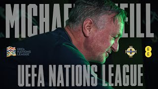 Michael ONeill feeling optimistic ahead of UEFA Nations League draw [upl. by Hillyer]