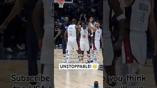 Its mustsee basketball when LeBron James scores the last 11 points to help Team USA defeat Germany [upl. by Nodnerb579]