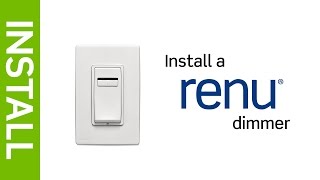 Leviton Presents How to Install a Renu® Dimmer Switch [upl. by Ollecram]