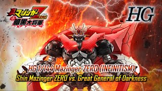 HG 1144 Mazinger ZERO INFINITISM  Shin Mazinger ZERO vs Great General of Darkness [upl. by Clarhe]