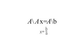 The Backslash Operator Solving a Linear System Using The Backslash Operator [upl. by Neehsuan]