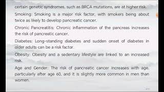 Pancreatic Cancer  Types  Causes amp Risk Factor  Sign amp Symptoms Diagnosis  Stages  Management [upl. by Rosella]